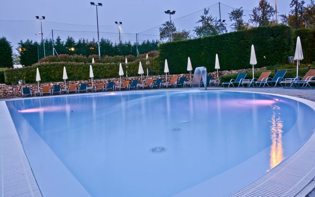 Una delle tre piscine di Island Fun Village