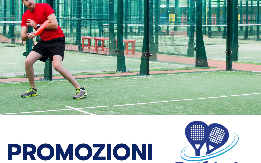 PROMOZIONI PADEL ESTATE 2022